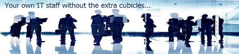 Your own IT staff without the extra cubicles...